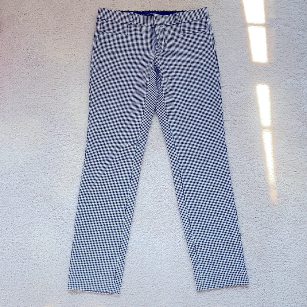 Banana Republic pantsSize 0 Black white checkered.